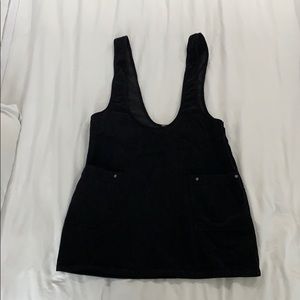 Corduroy mini skirt jumper